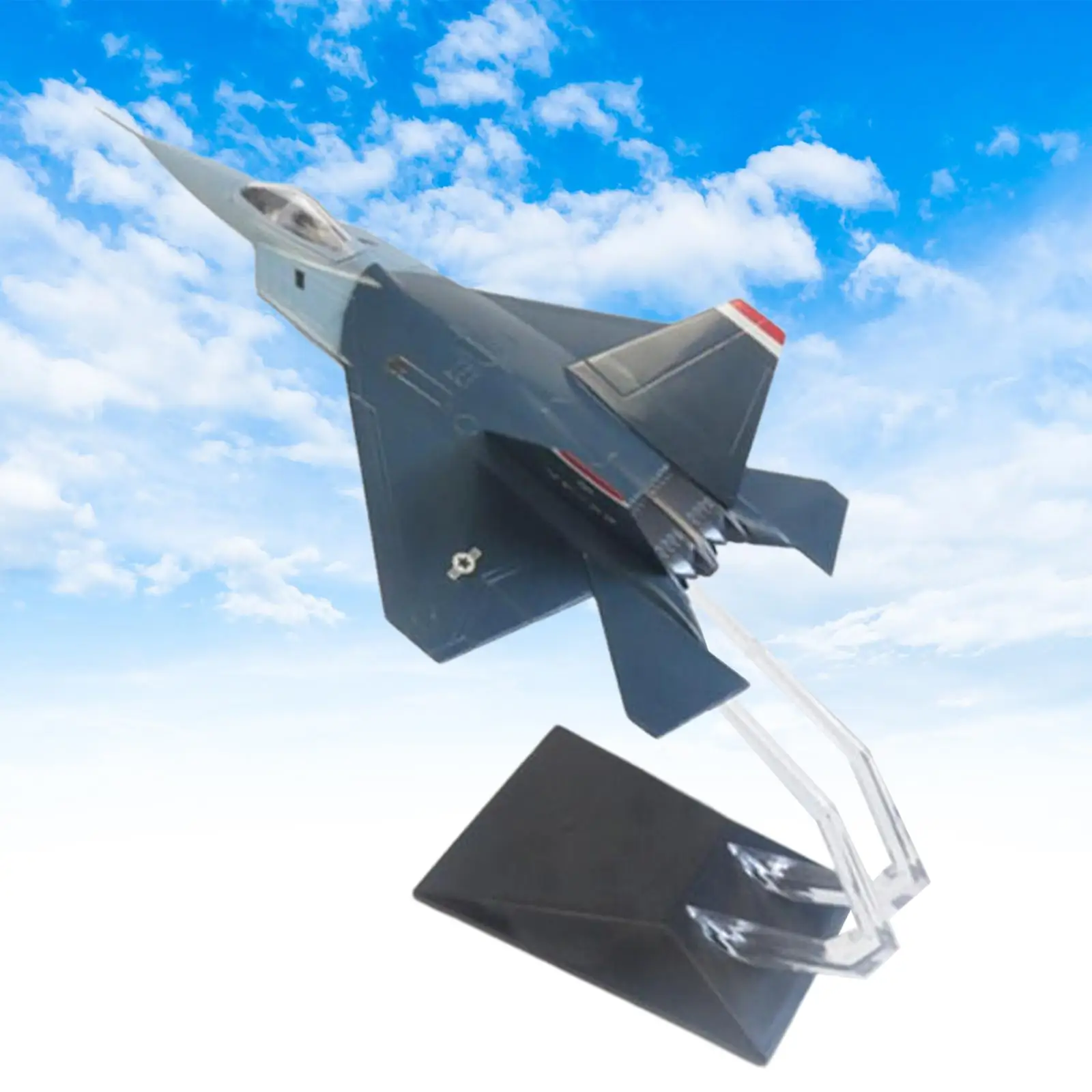 

1:72 Aircraft Toy F22 Fighter Models with Stand High Simulated Plane Model for Fireplace Commemorate Table Decoration Shelf