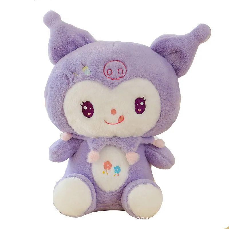 

Аниме Sanrio мультфильм Kawaii Kuromi Подушка Плюшевые игрушки украшения мягкие набивные куклы для детей