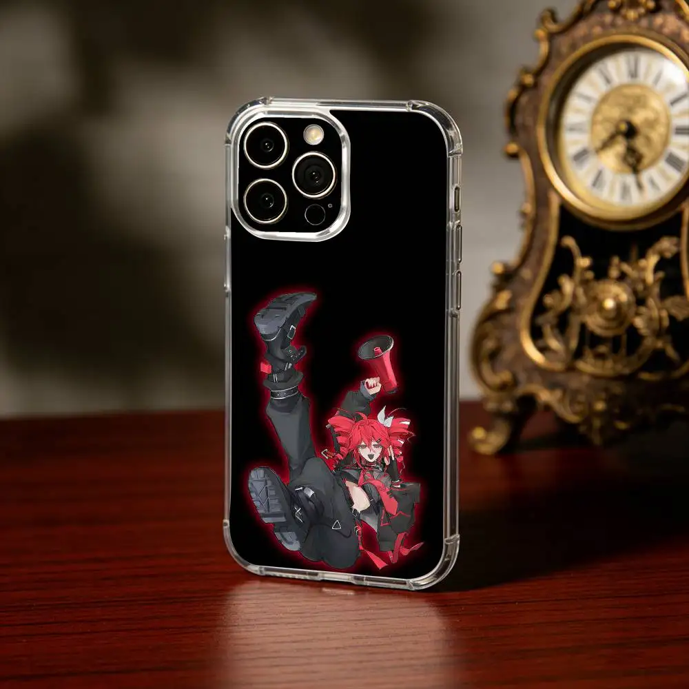 Фото Чехол для телефона K-Kasane T-Teto (1 шт.) для iPhone 17, 16, 15, 14, 13, 12, 11 Mini, Pro, Max, Plus, прозрачный №4
