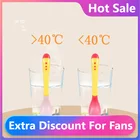 Силиконовая ложка для кормления, с датчиком температуры