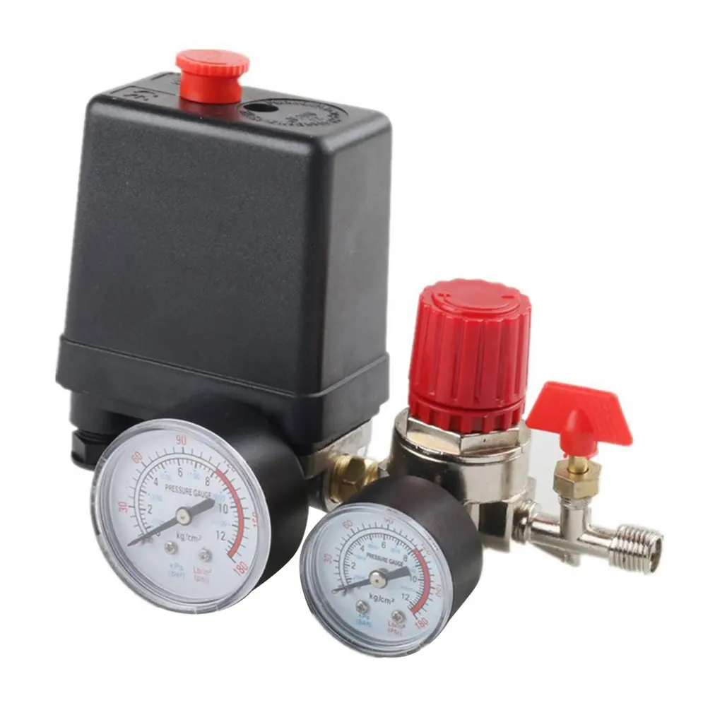 

Switch Air Valve Manifold Compressor Control Regulator Gauges Inflators