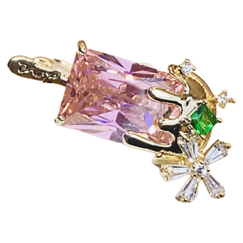 

Женская Брошь в виде мороженого с кристаллами