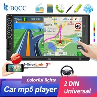 double din car stereo autoradio 7 inch multimedia player 2 bluetooth universal car mp5 player touch screen fm tf usbcamera