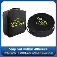 Car Charging Cable Storage Bag Carry Bag For Electric Vehicle Charger Plugs Sockets Jumper Cables Equipment Container Storage