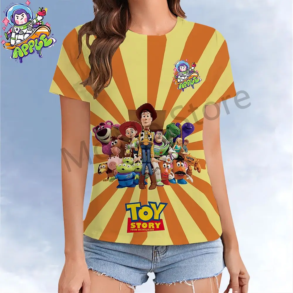 Футболка женская с коротким рукавом и круглым вырезом Y2k