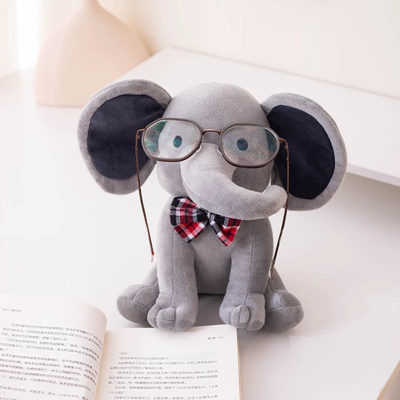 Милый спящий слон 25 см кукла Розовый Серый плюшевая игрушка для детей подарок на