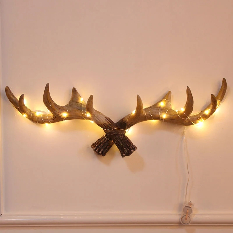 

American Antler Hook Wall Hangers Wall Hangers Porch Keys Creative Door Hangers Retro Wall Decoration