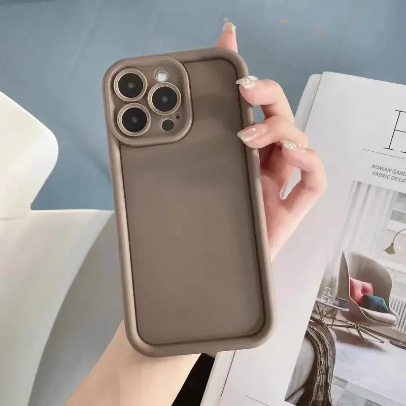 For Redmi Xiaomi Mi k70e A3 A2 A1 Poco F6 F5 F4 F3 C75 C65 C61 C51 c50 C40 Pro 5G casing matte Plain Candy soft color back case