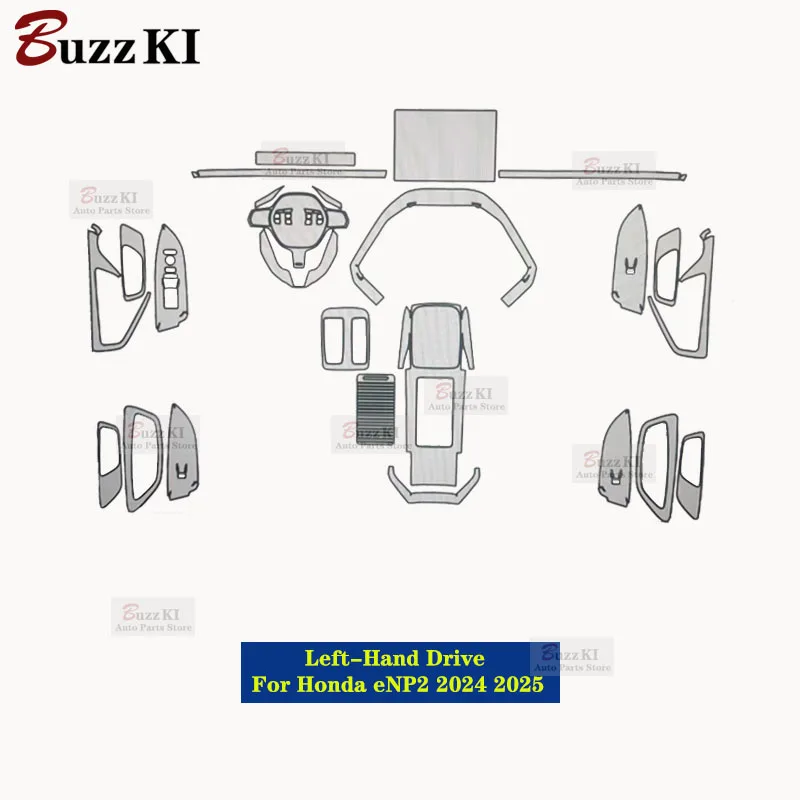 

Для Honda eNP2 2024 2025 внутренняя автомобильная пленка ТПУ прозрачная ремонтная пленка защитные внутренние наклейки консольное снаряжение автомобильные аксессуары