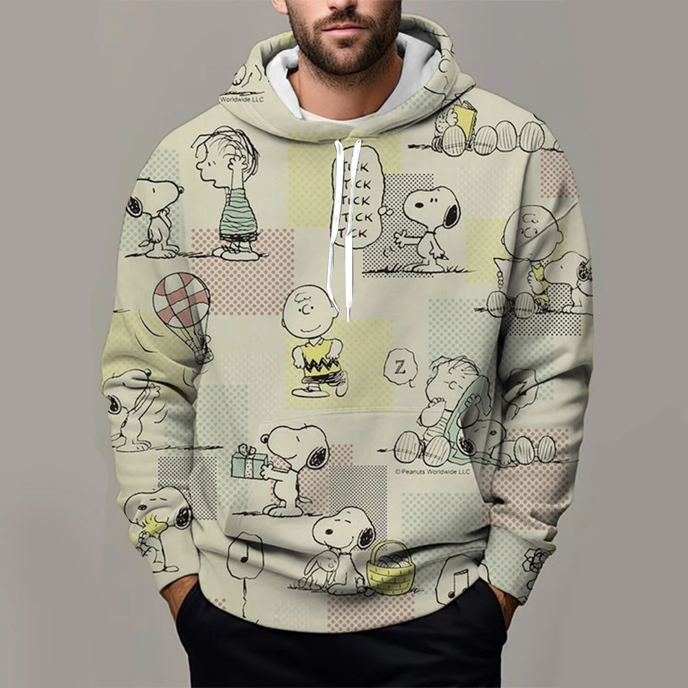 Толстовки с капюшоном Snoopy Boo на Хэллоуин повседневная уличная одежда для мужчин и