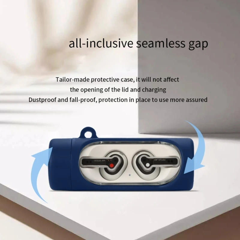 

Compatible for Nothing Ear Stick Shockproof Headphone Sleeve Impact-resistant Housing Anti Dust Washable Silicone Cover K1KF