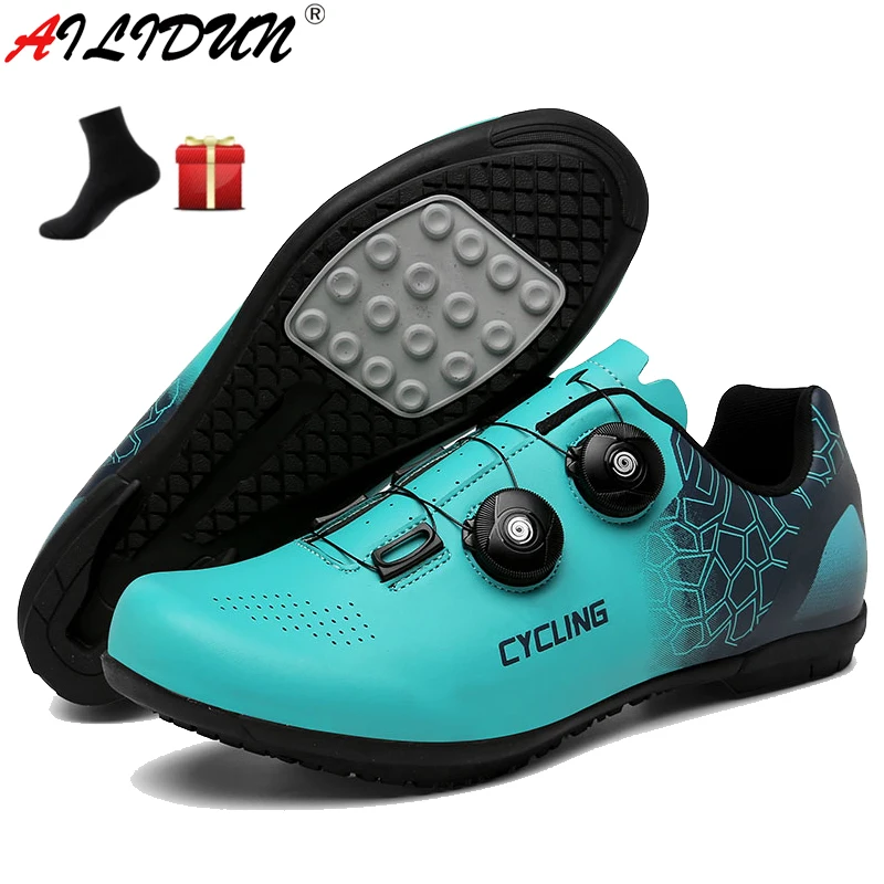 

Non Cleat Cycling Shoe Flat Sneaker Mtb Men's Women Sport Mountain Bike Shoes Road Bicycle Racing Spd Triathlon Speed Outdoor