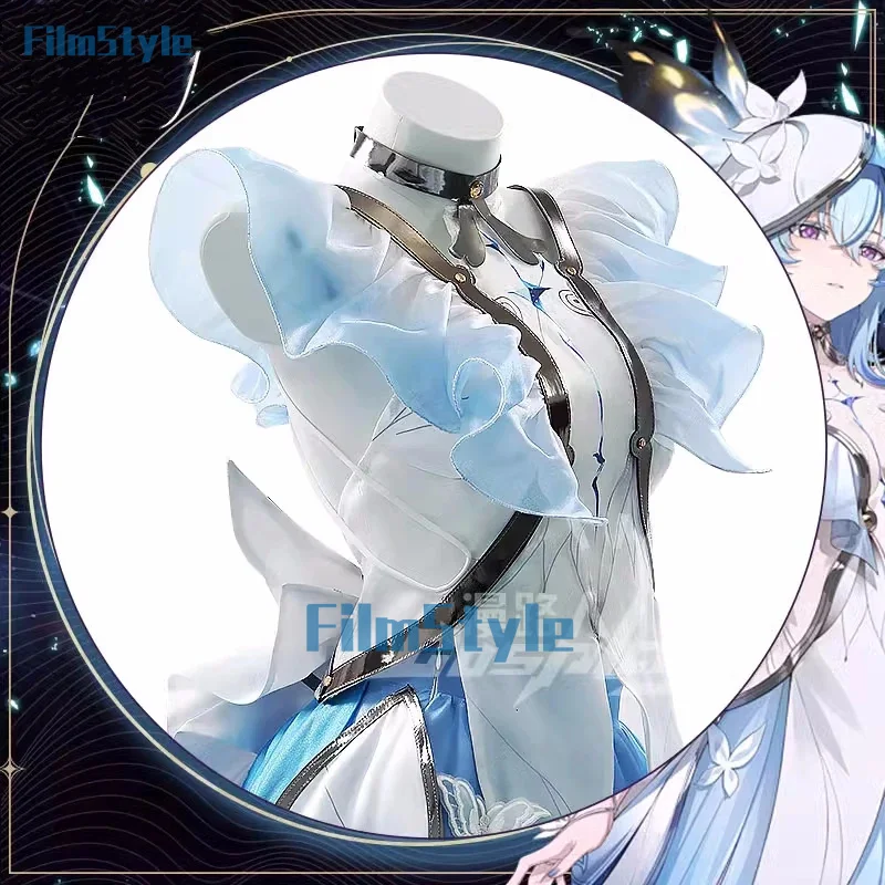 The Shorekeeper Косплей Игра Wuthering Waves Аниме Женщины Девушки Сексуальный Топ Юбка