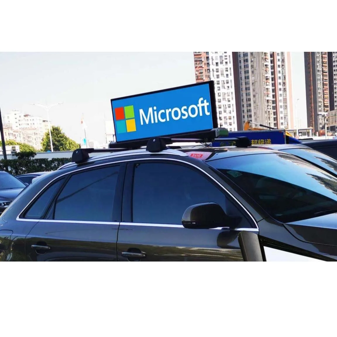 P2.5 3G/4G Wifi USB GPS Двухсторонний полноцветный рекламный внешний дисплей для такси