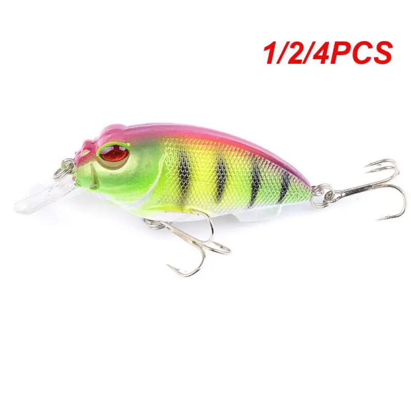 

1/2/4PCS 7cm 9.6g Hard VIB Fishing Lure Plastic Artificial Bait Treble Hooks Peche Crankbait Wobblers Fishing Bass Tackle 3D