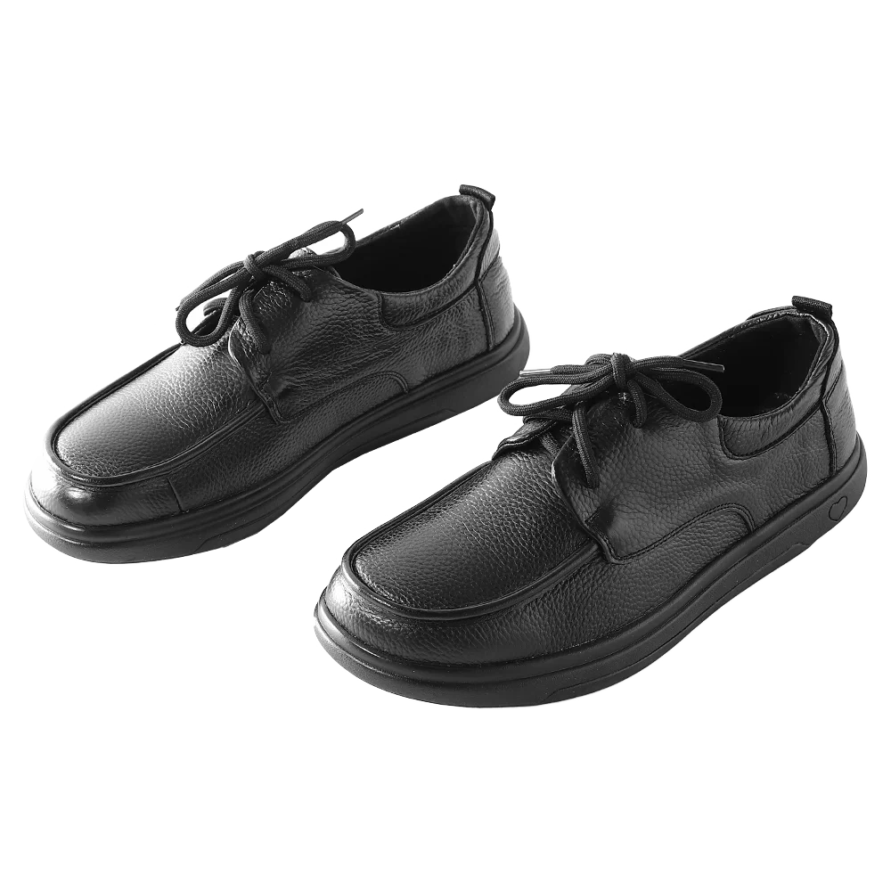 Верхний слой коровьей кожи! Высококачественная удобная черная кожаная