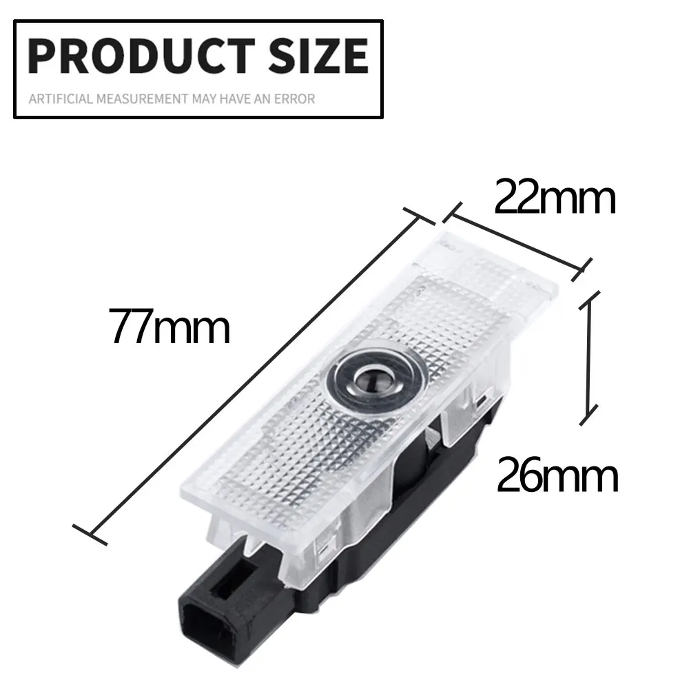 2шт светодиодный логотип автомобильный дверной фонарь для Alfa Romeo Giulietta Stelvio Spider