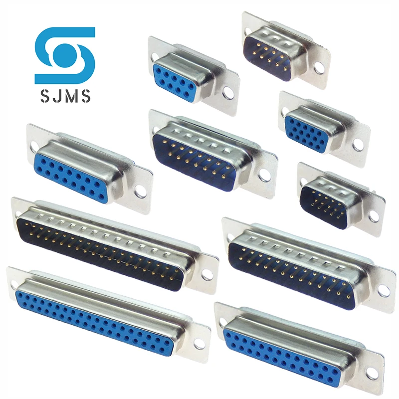 D-SUB HDB DB9/15/25/26/37/B44/50/62/78 переходник с последовательным портом VGA штепсельная