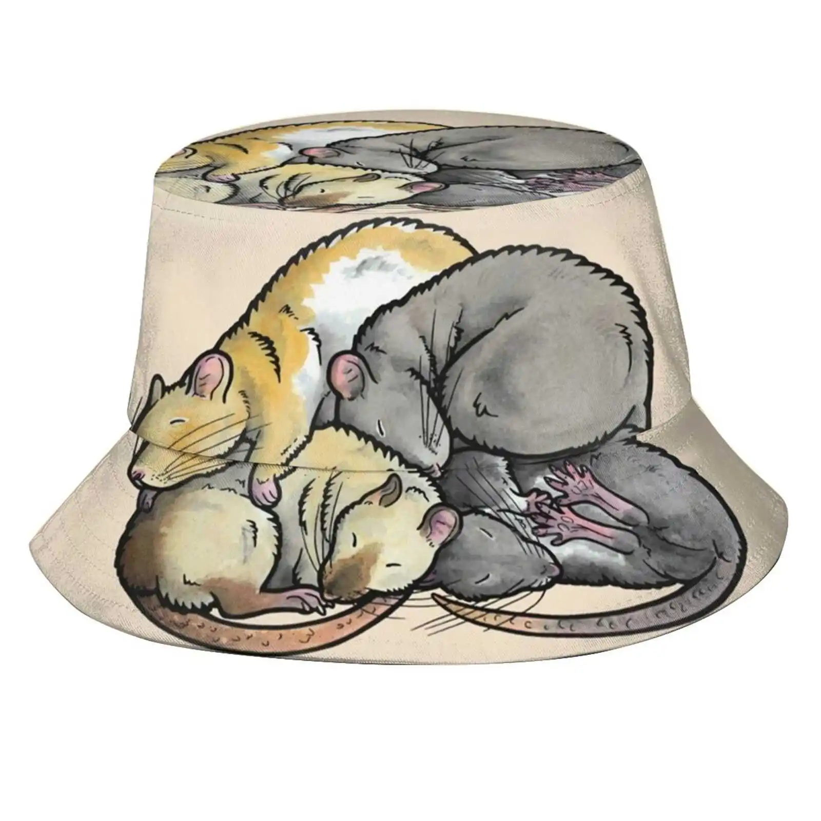 

Sleeping Pile Of Pet Rats Causal Cap Buckets Hat Pet Rats Fancy Rats Sleeping Rats Hooded Rat Small Furry Ratty Ratties Heart