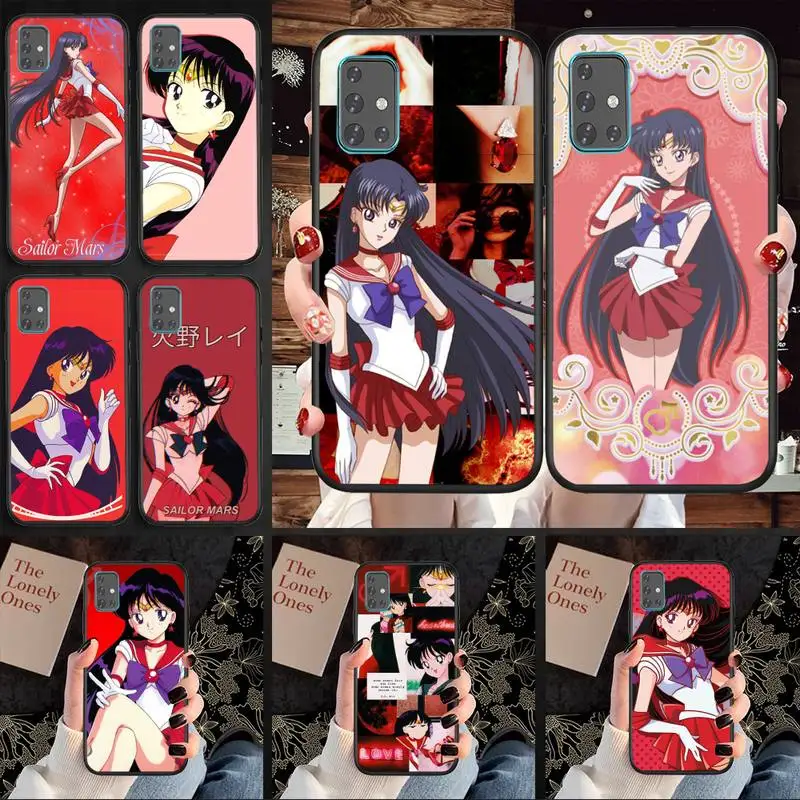 

Sailor-Mars Magazine Print Phone Case For Samsung A20 A10 A50 A51 A52 A70 A750 A720 A530 2018 Lite Cover Fundas