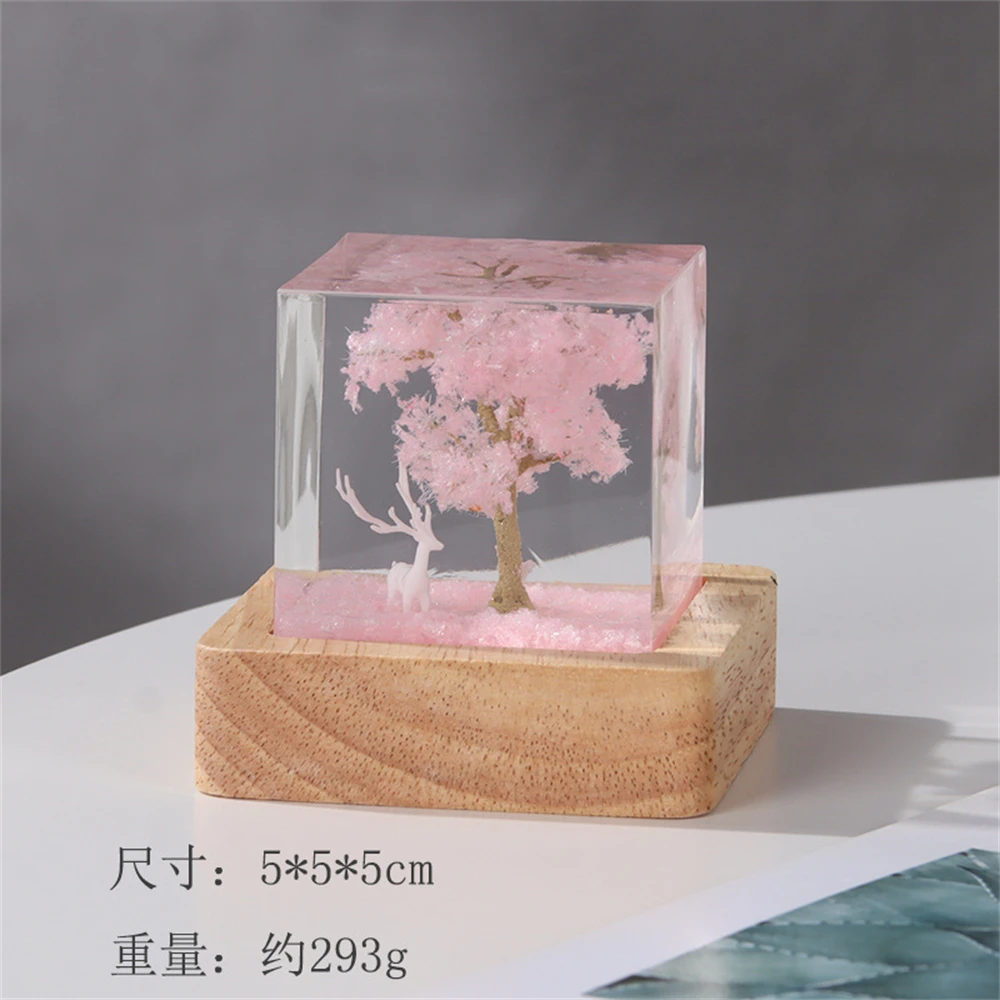 Кубический организм 5 см полимерная настольная лампа креативное художественное