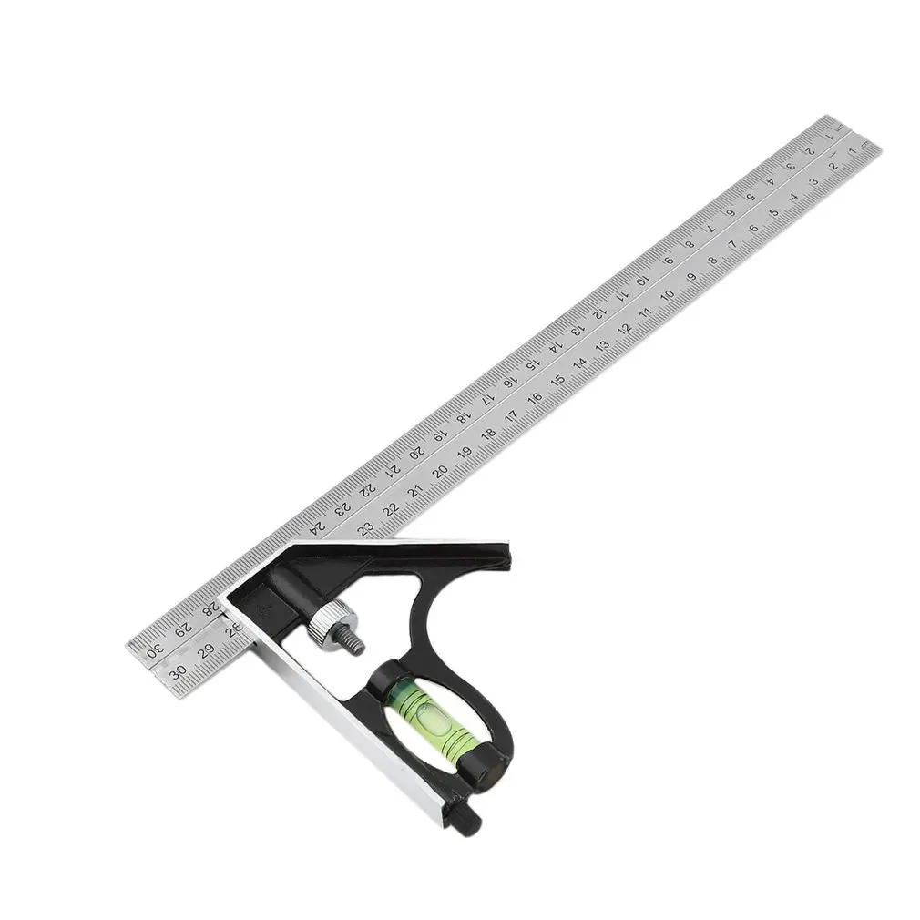 

Protractors Stainless Steel Adjustable Combination Square Angle Ruler Measuring Tools Angle Finder With Bubble Level