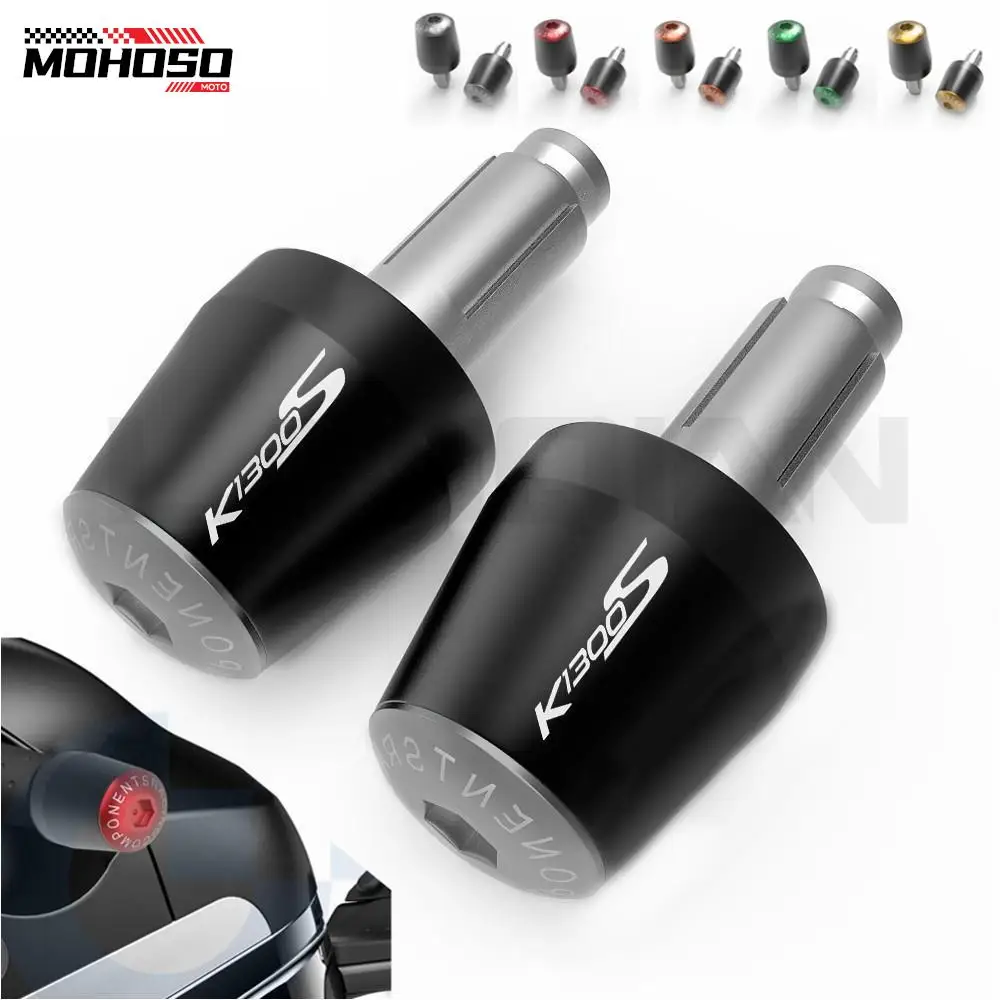 

Motorcycle Grips End Plug Slider Handlebar Ends Handle Bar Cap Cover For BMW K1300S K 1300S K1300R K1300GT 2009-2015 Accessories