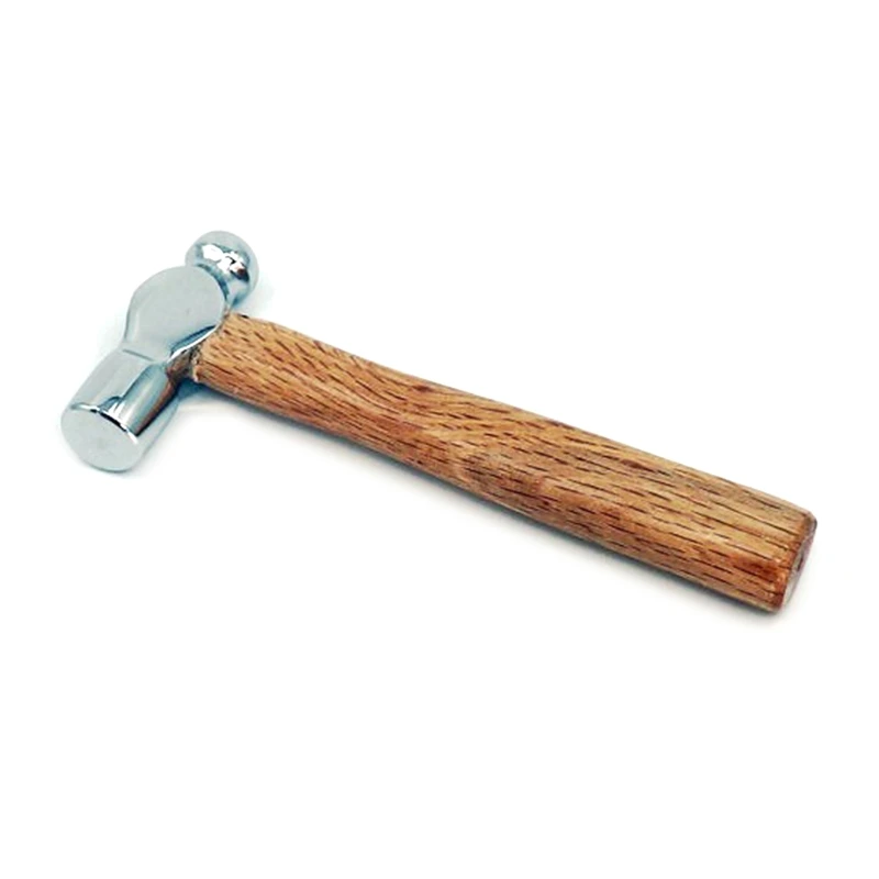 

67JB Wooden Handle Hammer Double-Faced Soft Hammer Smashing Walnut Hammer Round Head High Carbon Steel Hammer for Household