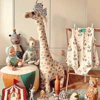 Nordic 67/40cm Giraffe Plush Soft Stuffed Animal Toy Jungle Room Decoration for Nursery Baby Room Gift for Boys and Girls