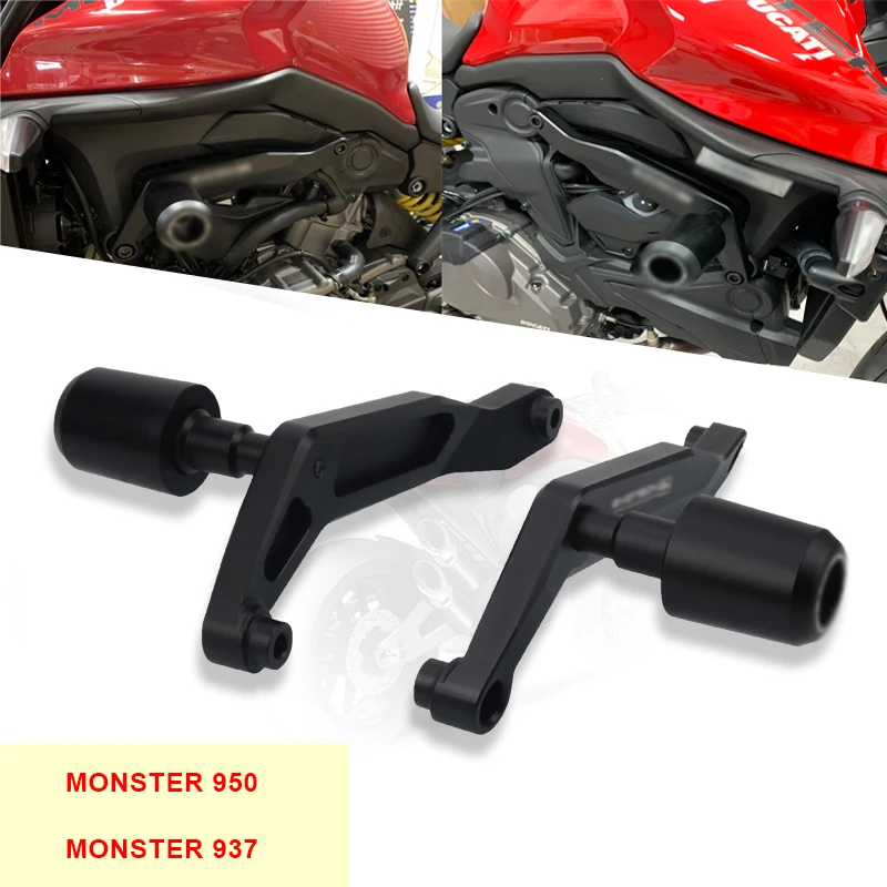 

For DUCATI MONSTER 950 937 Monster950 2021 2022 Motorcycle CNC Falling Protection Frame Slider Fairing Guard Crash Pad Protector