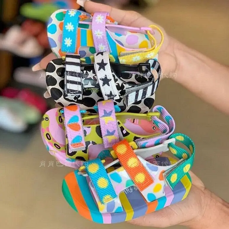 Новое поступление 2022 детские сандалии Mini Melissa горячая Распродажа детская пляжная