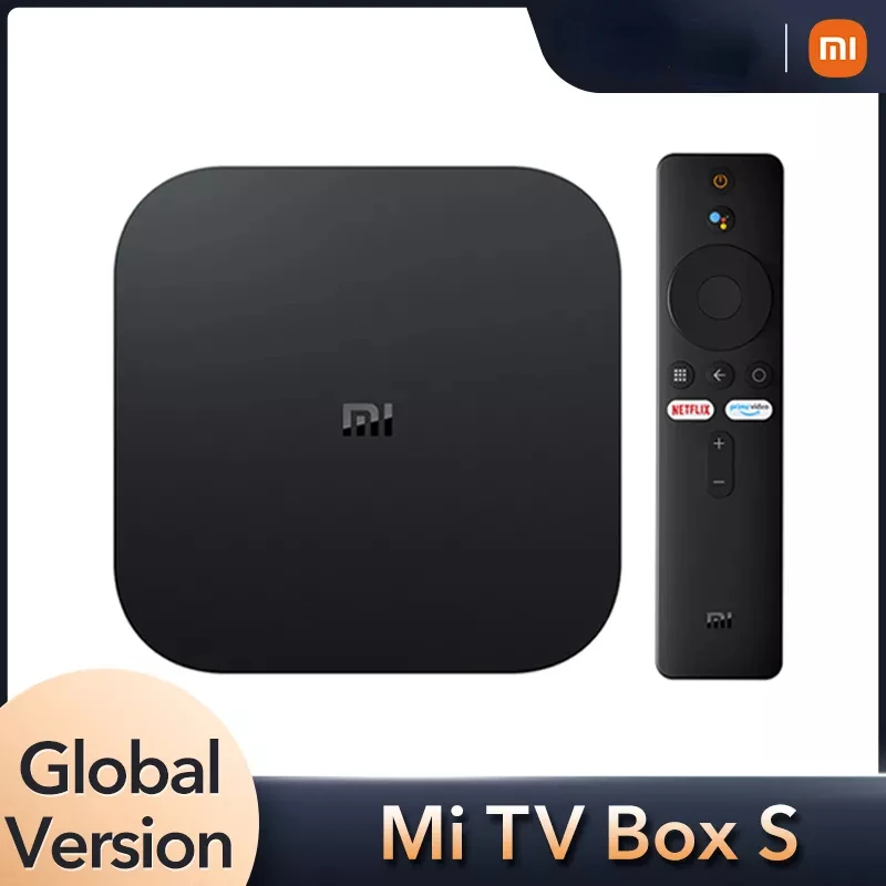 

Global Version Xiaomi Mi TV Box S Android 8.1 4K HDR 2G 8G WiFi BT4.2 Google Cast Smart Media Player Free shipping Best Rushed