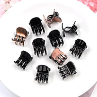 solid color metal mini simple small size clip women girls headdress side hair claw hairpin fashion crab clamp hair accessories