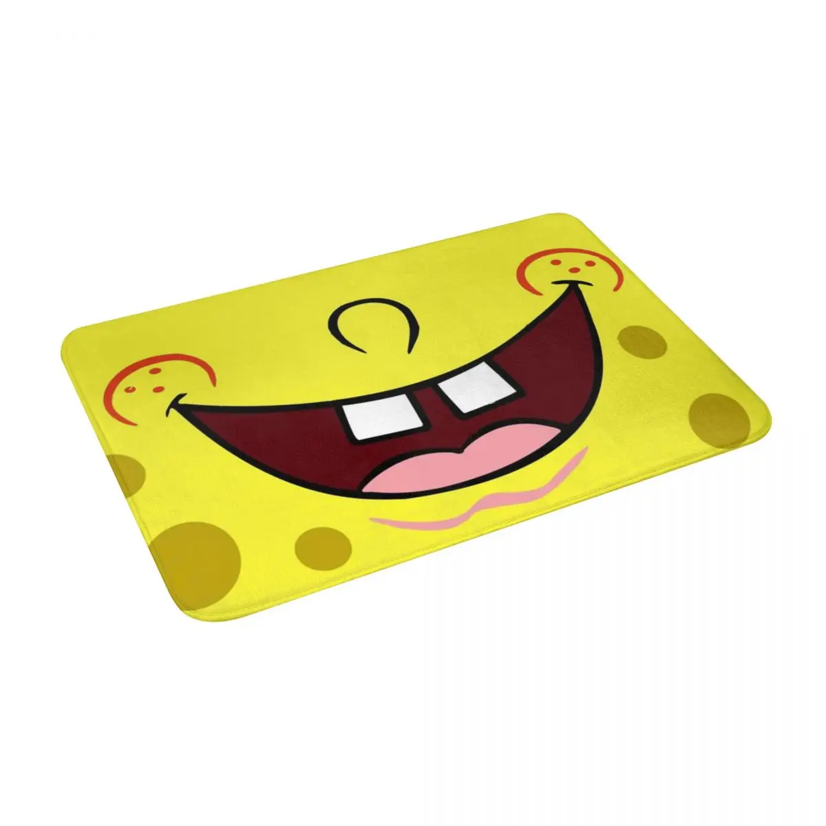 Противоскользящий коврик для ванной комнаты с изображением лица |