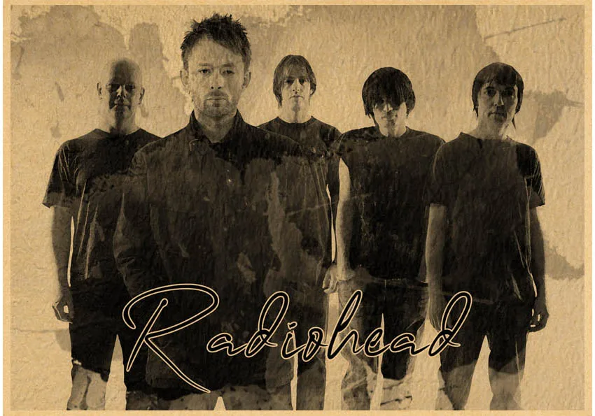 

Плакат Radiohead Art Deco