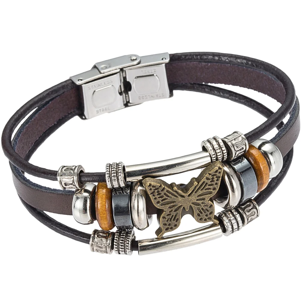 

Bracelets Women Goth Jewelry Bracelet Aesthetic Punk Bohemian Accessories Harness 80S Mencuff Layered