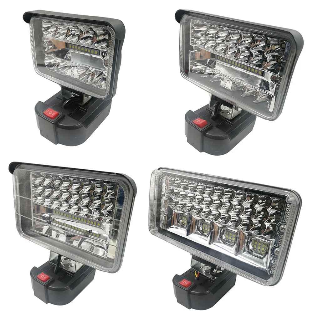 

LED Work Lights Flashlight Electric Torch Spotlight Car Lamp for Makita 18V Li-ion Battery Adapter BL1815 BL1830 USB Power Bank