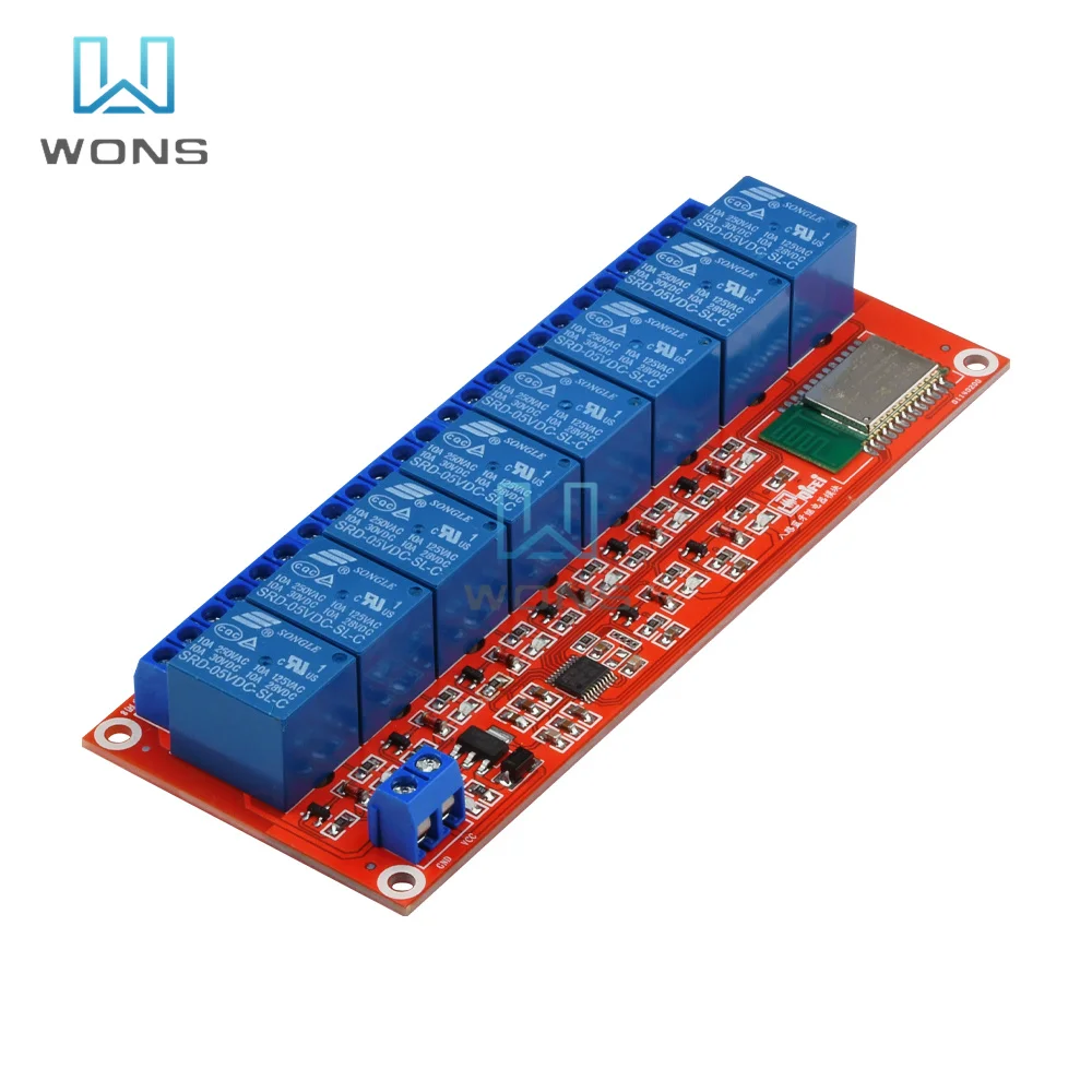 Релейный модуль Bluetooth 5 В 12 8 каналов с дистанционным управлением | Обустройство