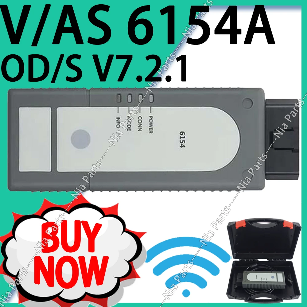 V-AS 6154 WiFi ODIS V7.2.1 OBD2 Считыватель кодов Инструмент для программирования Сканер