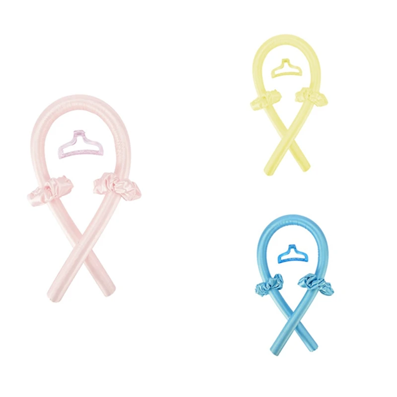 

Heatless Curling Rod Ribbon Silk Curling Lazy Curler Hair Rollers Soft Wave Formers Women DIY Hair Styling Tools