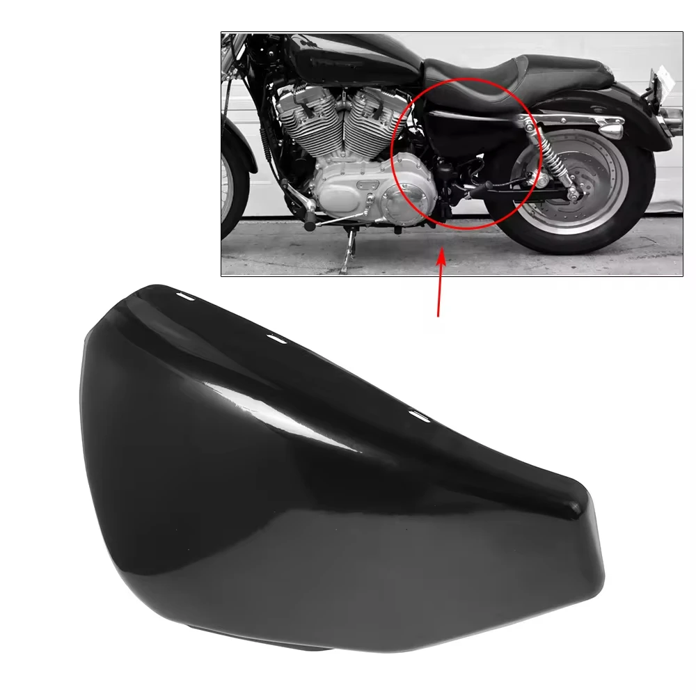 Левая боковая крышка аккумулятора подходит для Harley Sportster XL883 XL1200 1200 883 2004-2013 11