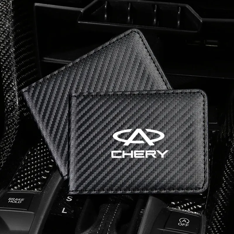 

Для Chery Tiggo 4 3 GX Arrizo 5 Tiggo 7 8 3 PRO автомобильный комплект с узором из углеродного волокна для водительских прав и документов для автомобиля Мужск...