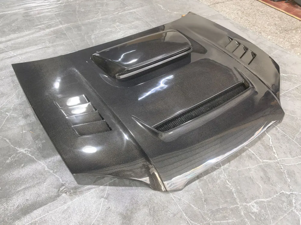 Фото Капот из углеродного волокна SCOOP для 2004-2005 SU BARU IMPREZA WRX/STI 8TH Капот №5