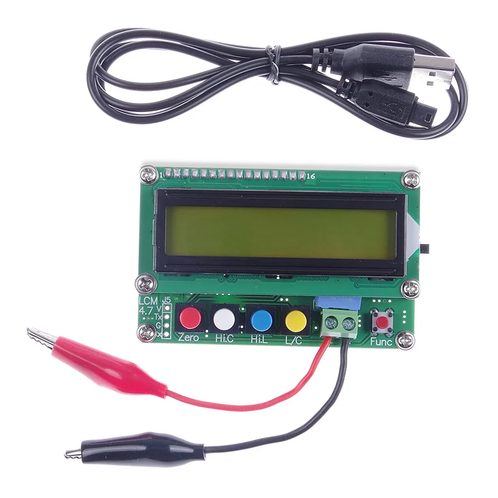 

Измеритель емкости L C ESR LC100-A LCD 1% с Желтой подсветкой