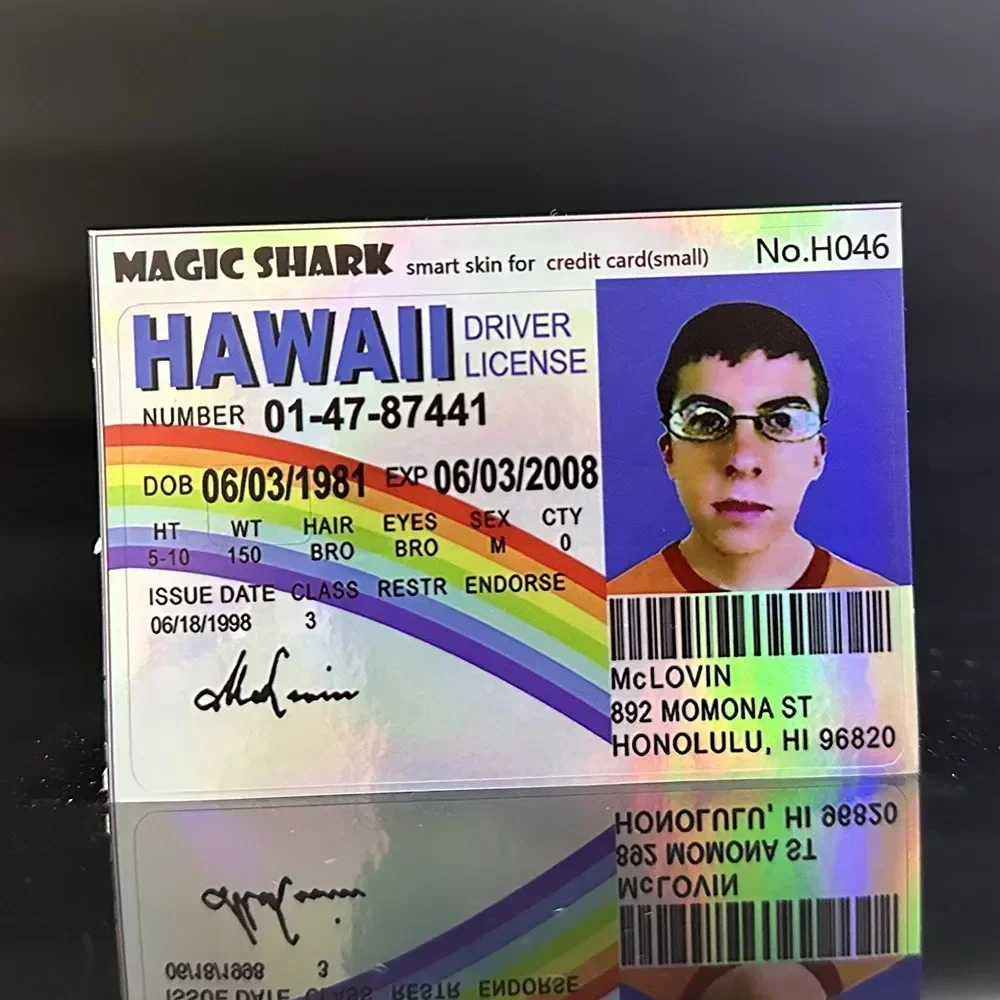 Волшебная Акула блеск Mcloving Драконий жемчуг Наклейка Обложка для дебетовой карты