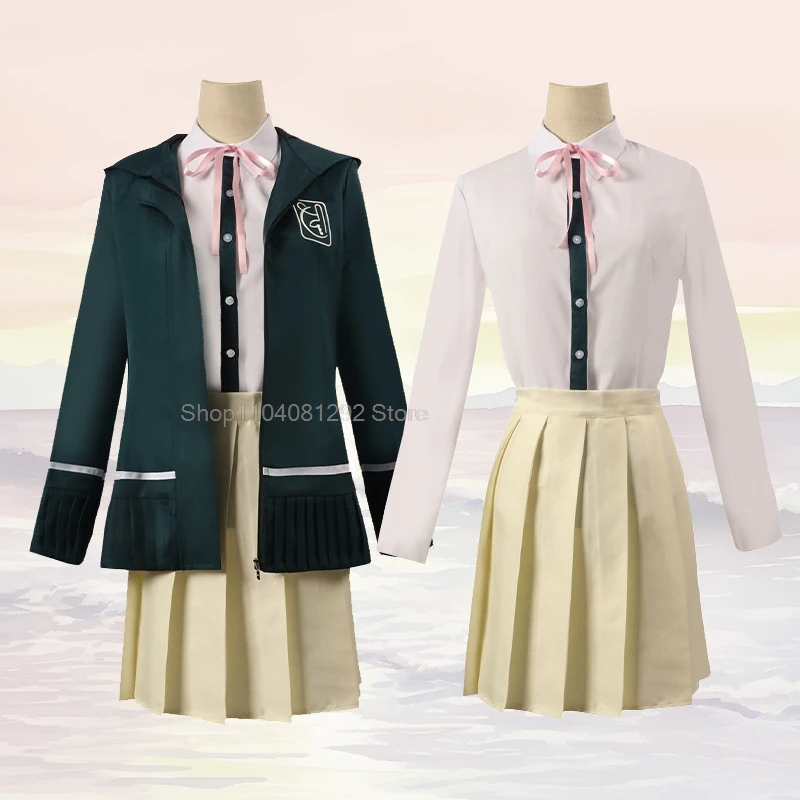 Женское платье на Хэллоуин искусственный костюм парик Аниме игра данганронпа