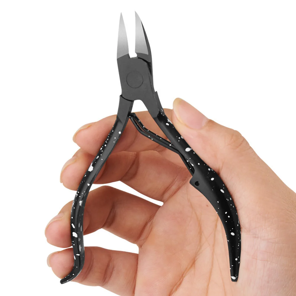 

Black Toenail Ingrown Nail Art Cuticle Nipper Clipper Edge Cutter Manicure Scissor Plier Tool Pedicure Dead Skin Remover NT1233