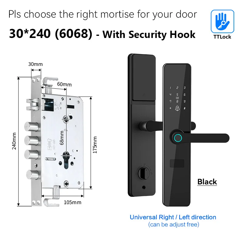 

Catchface TTLock Умный дверной замок с отпечатком пальца