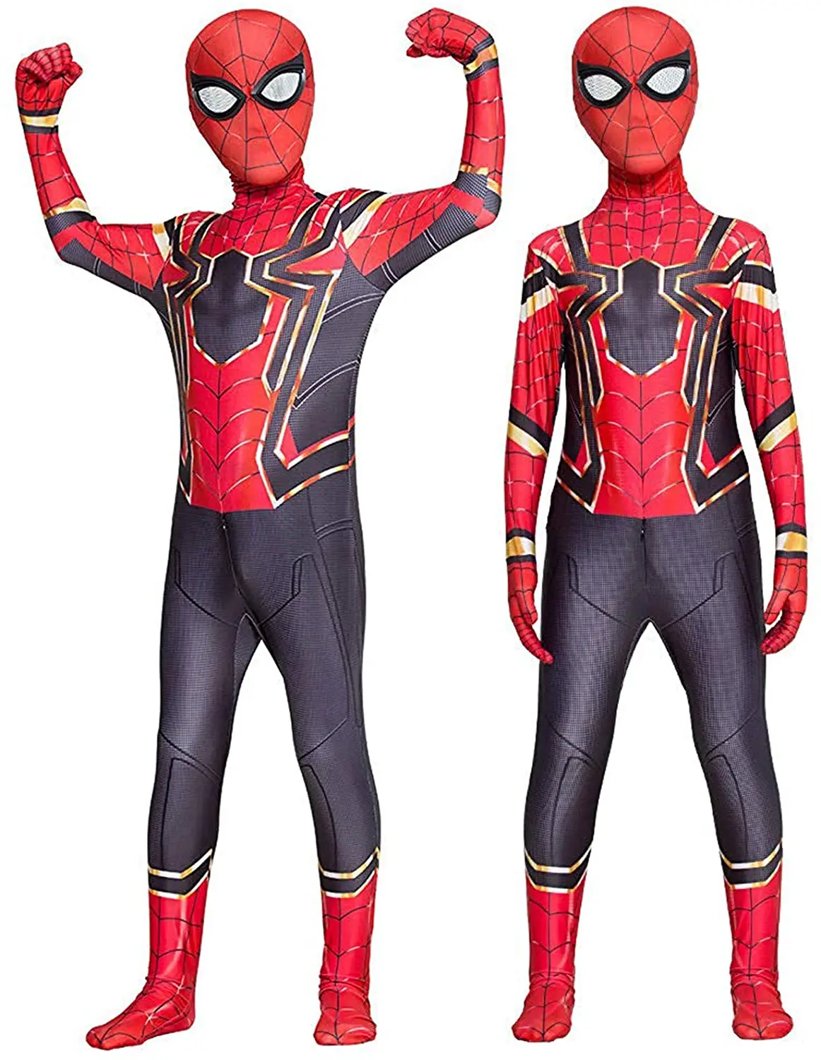 Детский костюм на Хэллоуин совместимый с супергероями Человека-паука костюмы