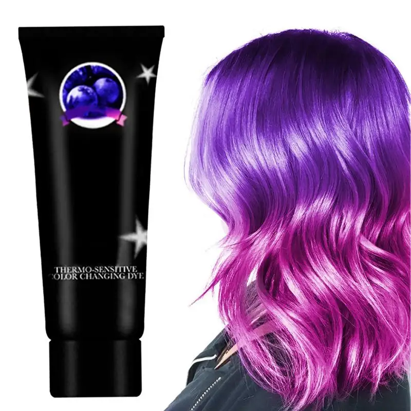 

50ml New Temperature Change Hair Dye Trendy One-time Dye Hair Change Color Hair Dye Hair Color Cream